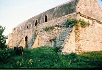 Exterior of a Church by Mexican School